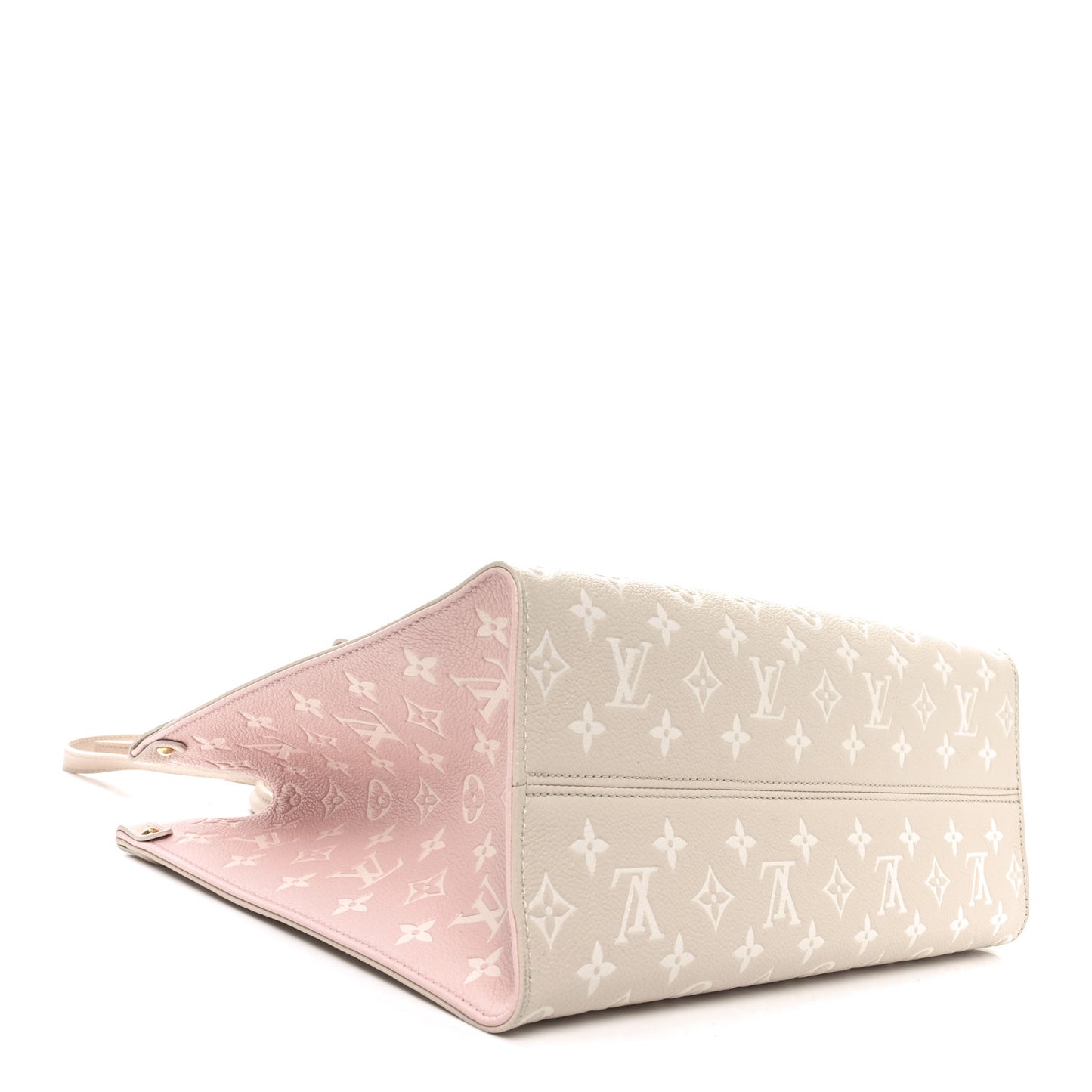 Empreinte Monogram Spring In The City Onthego MM Beige Pink Yellow