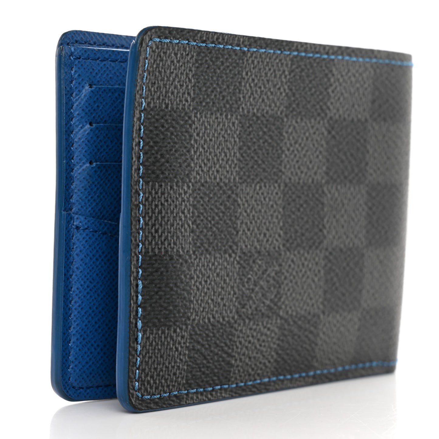 Damier Graphite Slender Wallet Blue