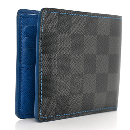 Louis Vuitton Damier Graphite Slender Wallet Blue 3 of 7