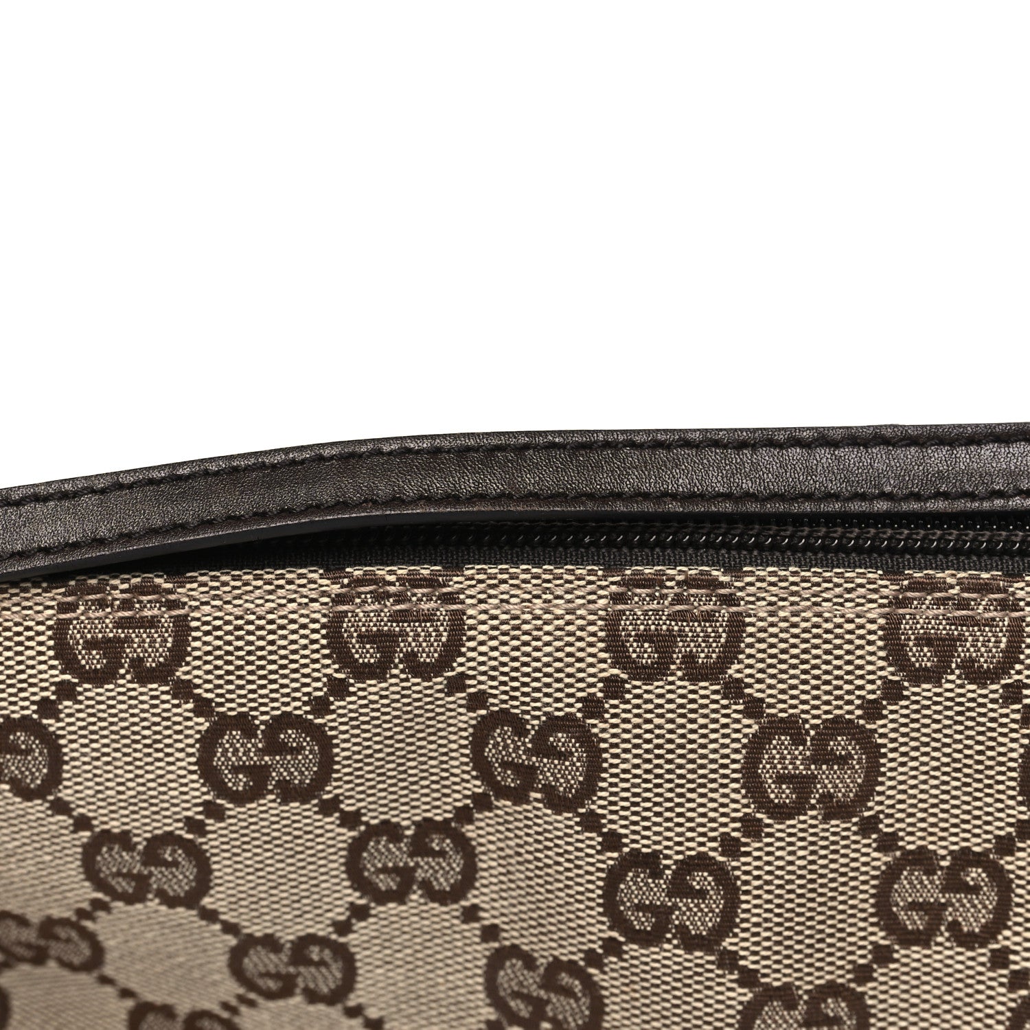 Gucci Monogram Boat Pochette Brown 12 of 13