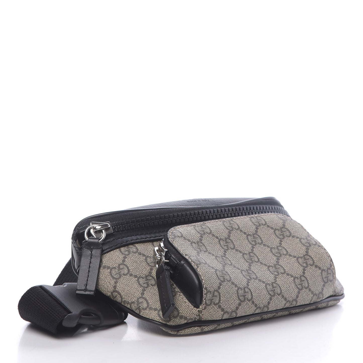 GG Supreme Monogram Belt Bag Black