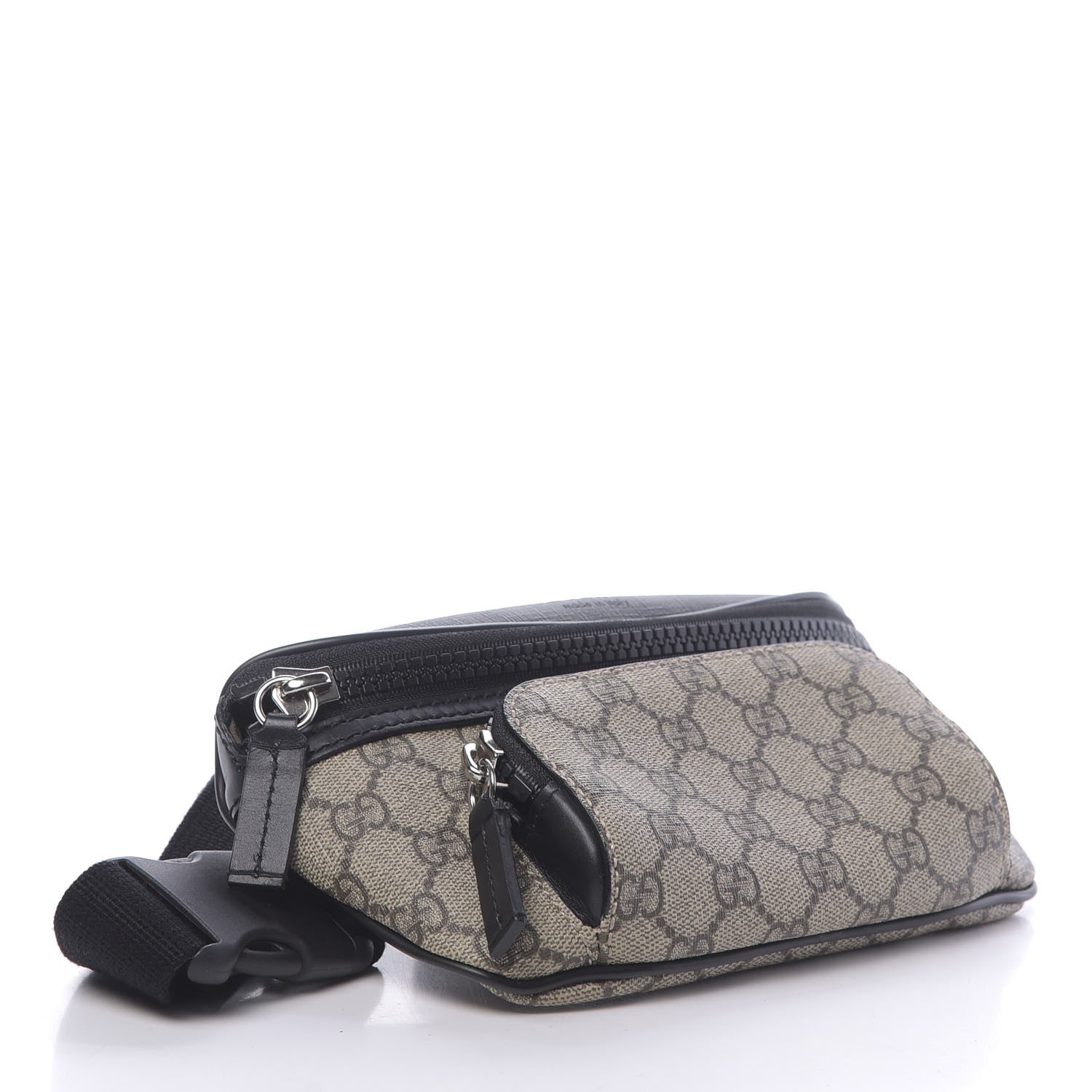 Gucci GG Supreme Monogram Belt Bag Black 4 of 10