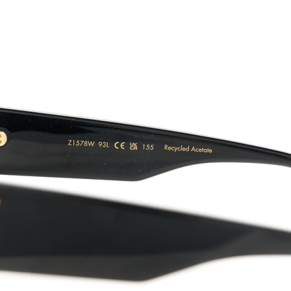 Louis Vuitton Acetate Swarovski Crystal Cyclone Sunglasses Z1578W Black 6 of 9