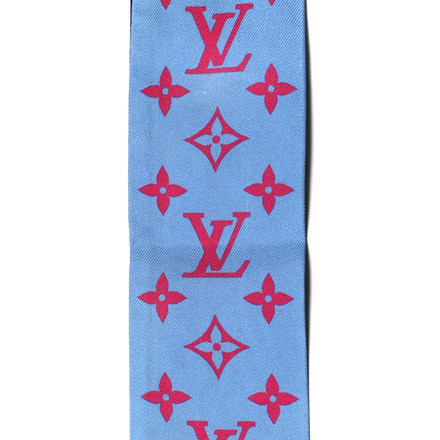 Louis Vuitton Silk Monogram Essentials LV BB Bandeau Blue 5 of 6