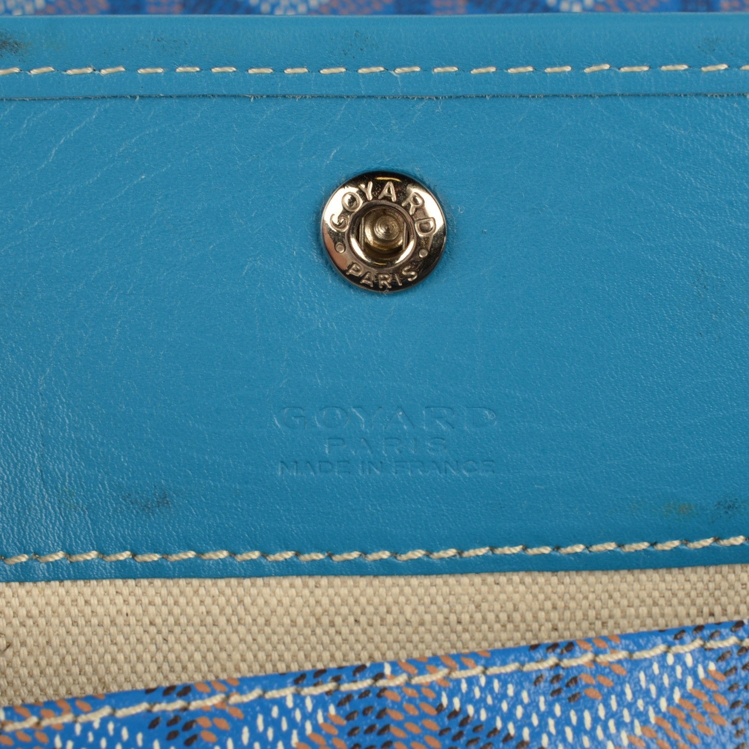 Goyard Goyardine Saint Louis PM Sky Blue 7 of 9