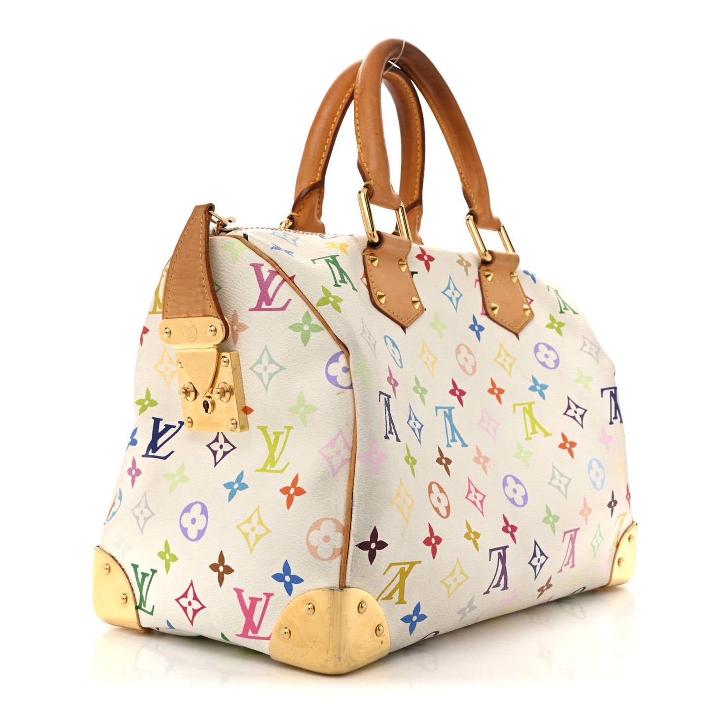 Monogram Multicolor Speedy 30 White