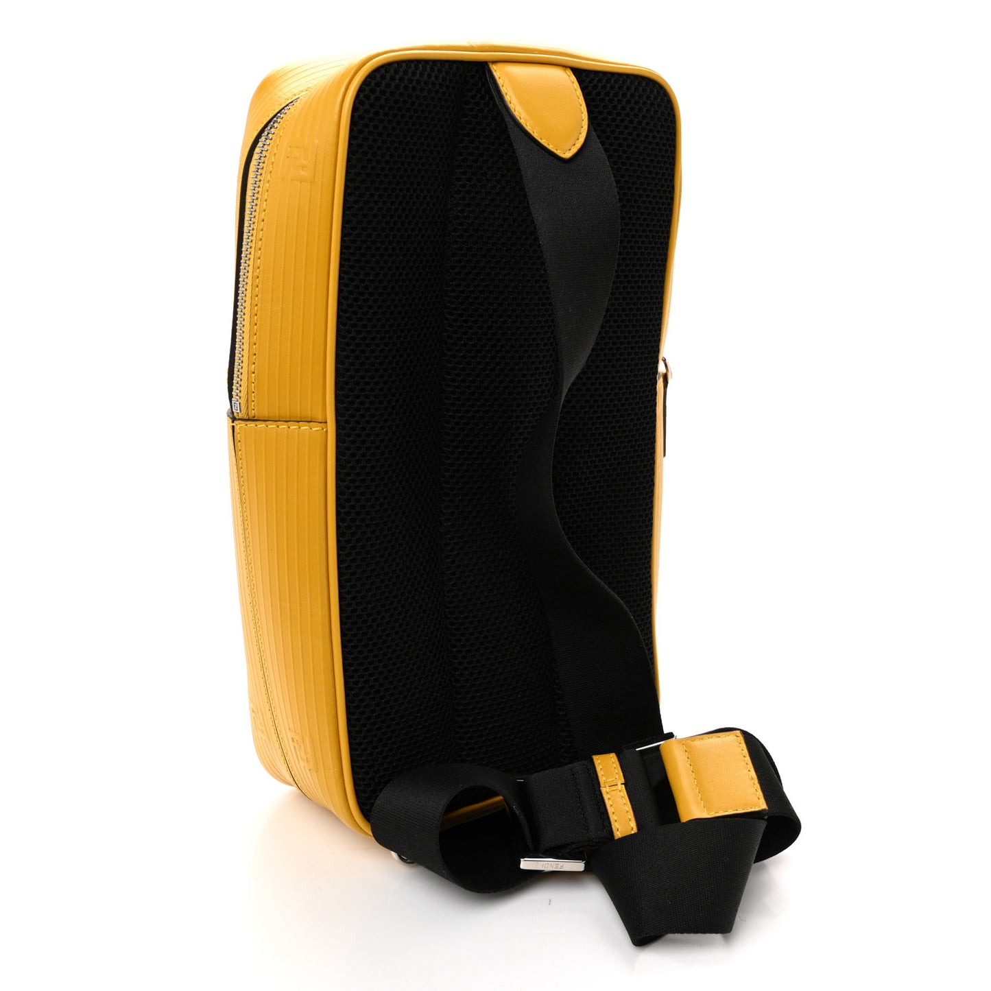 Vitello Astro Rubber Effect FF 1974 One-Shoulder Travel Backpack Sunflower