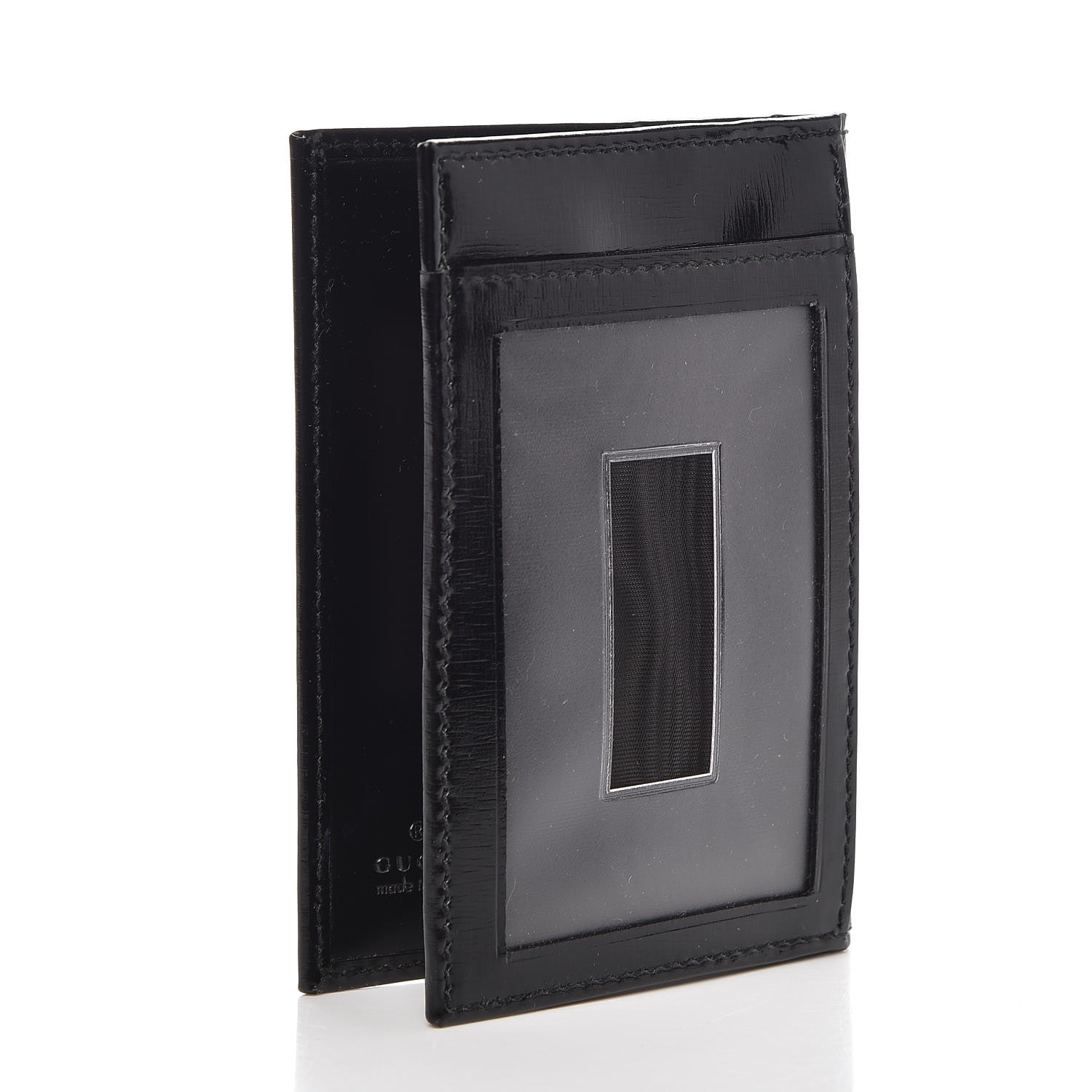 Gucci Textured Calfskin Betty Card Case Black 3 of 7