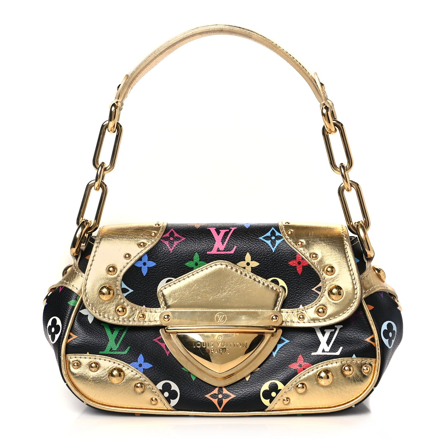 Louis Vuitton Monogram Multicolor Marilyn Black Gold 1 of 11