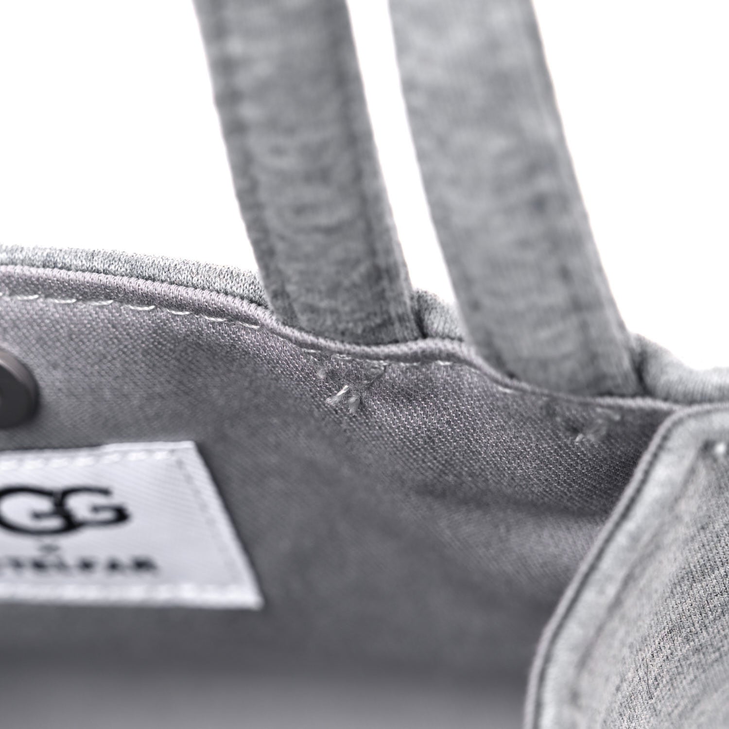 Telfar X UGG Fleece Small Shopping Bag Heather Grey 12 of 17
