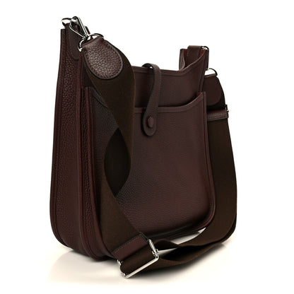 Hermes Taurillon Clemence Evelyne III PM Bordeaux 3 of 11