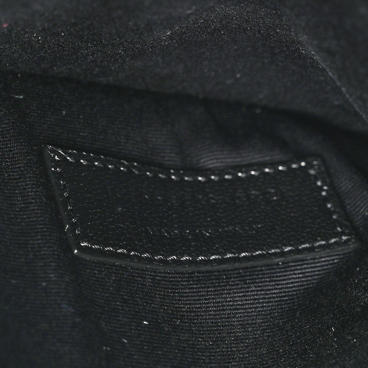 Saint Laurent Grain De Poudre Uptown Pouch Black 7 of 8