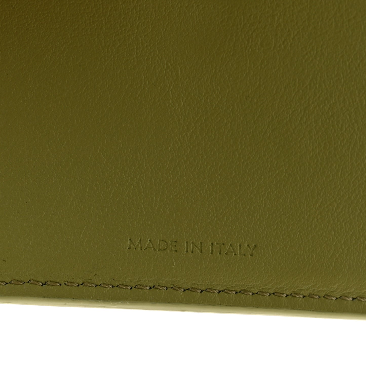 Shiny Calfskin Small Triomphe Wallet Light Jade