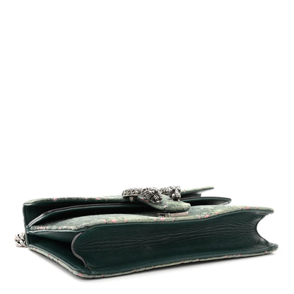 Gucci Velvet Moon Calfskin Crystal GG Monogram Small Dionysus Shoulder Bag Avio Dusty Pink Black Diamond 4 of 10
