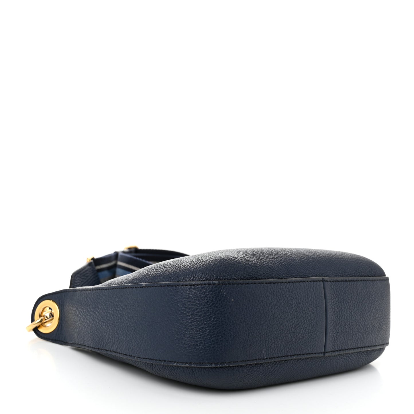 Vitello Phenix Small Zippered Messenger Hobo Baltico