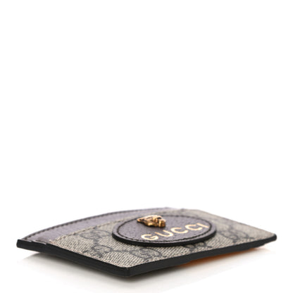 Gucci GG Supreme Monogram Neo Vintage Card Holder Beige Crop New Acero 4 of 10