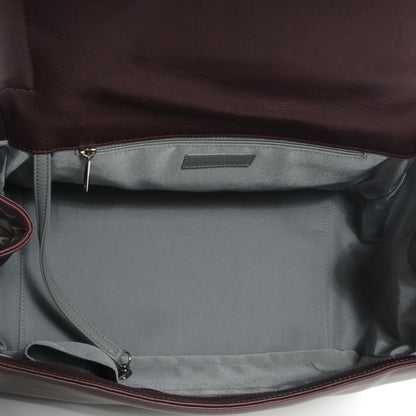 Chanel Calfskin Coco Bengal Accordion Flap Plum 6 of 8