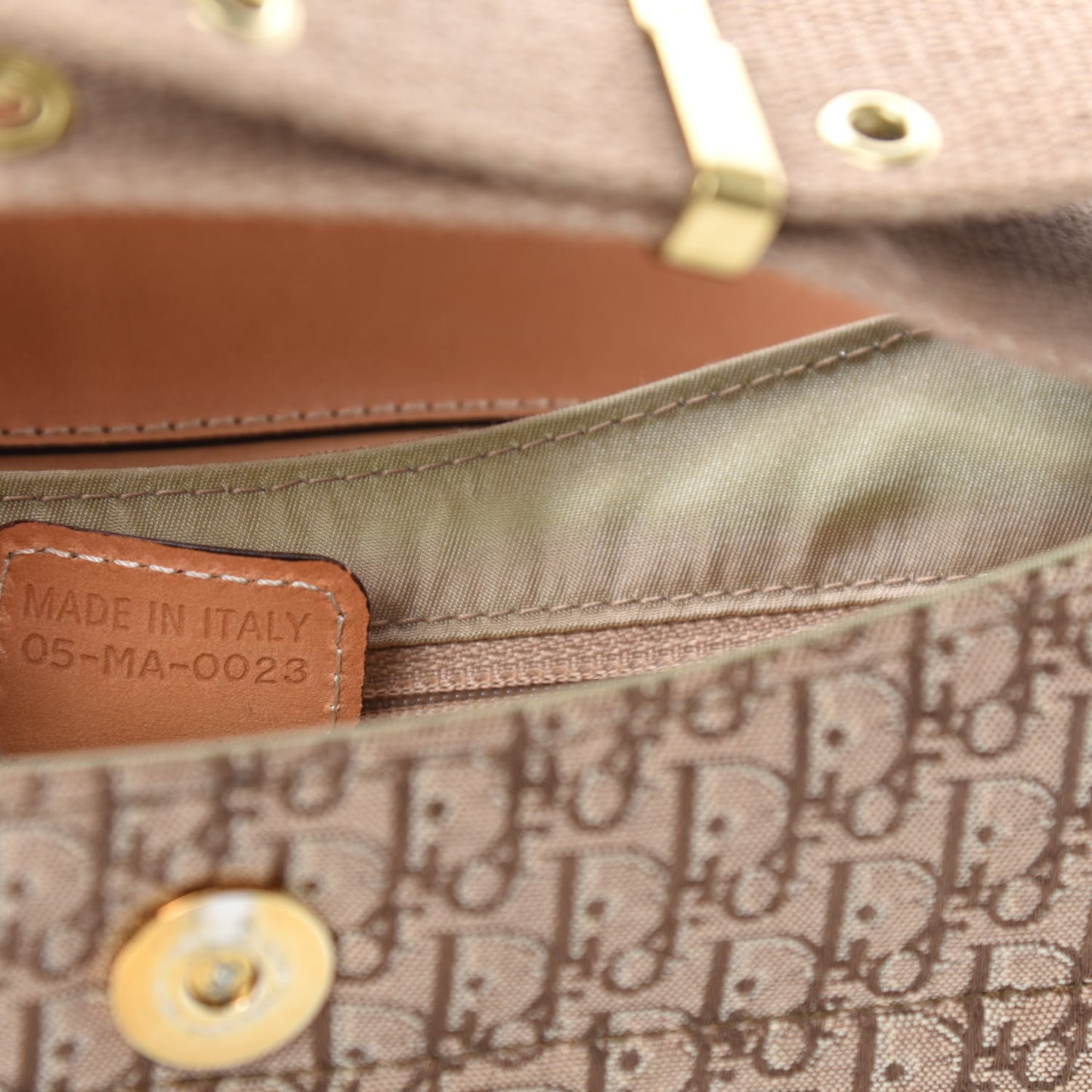 Monogram Street Chic Shoulder Bag Beige