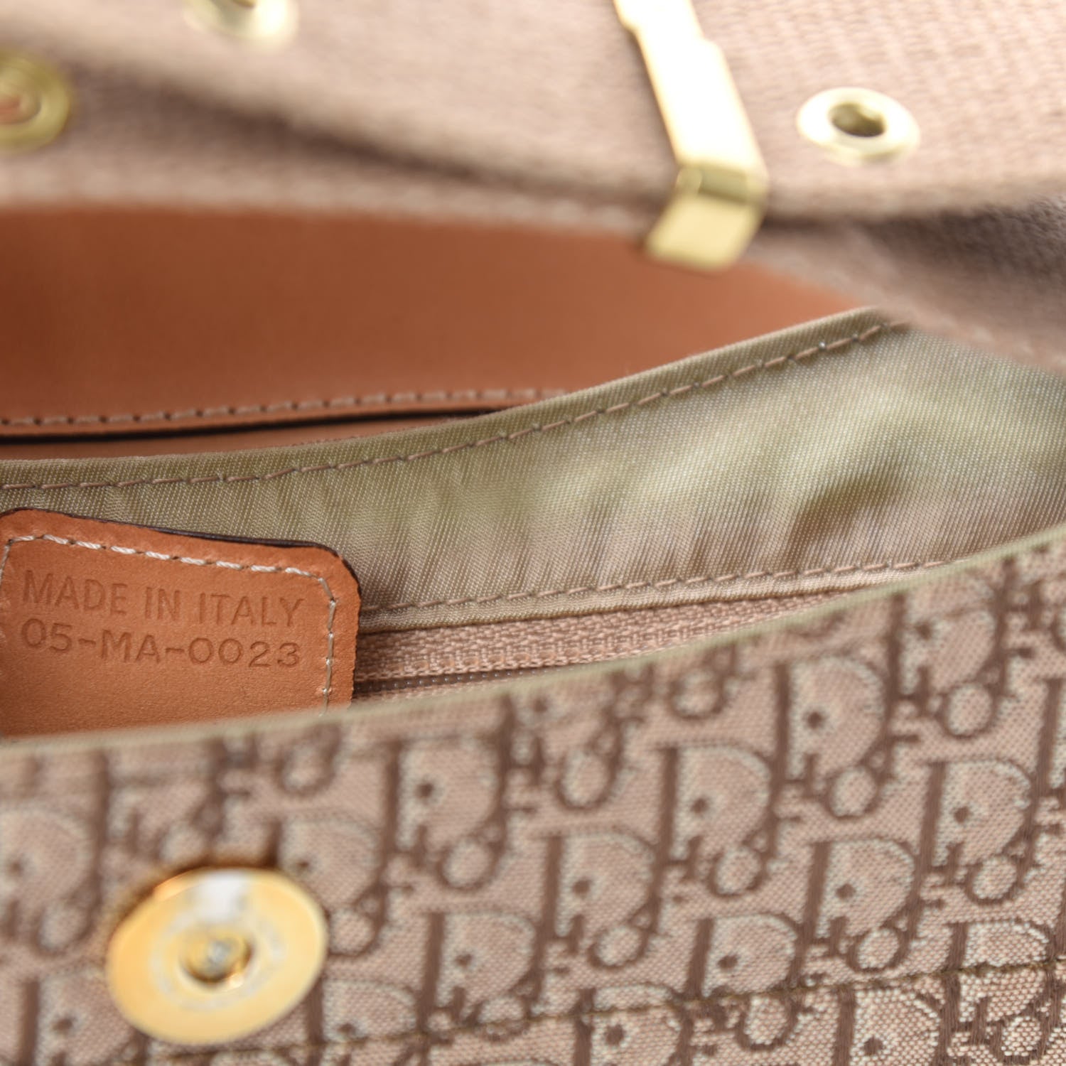 Christian Dior Monogram Street Chic Shoulder Bag Beige 11 of 12