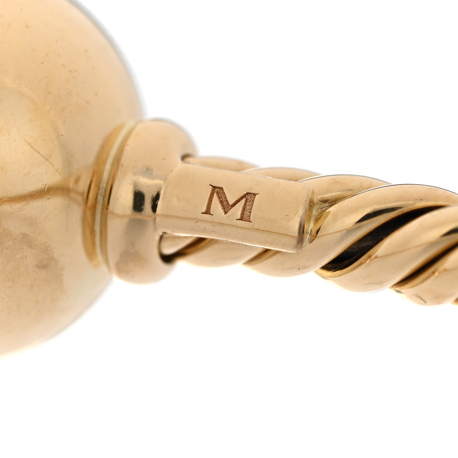 David Yurman 18K Yellow Gold 10mm Solari Bracelet 3 of 4