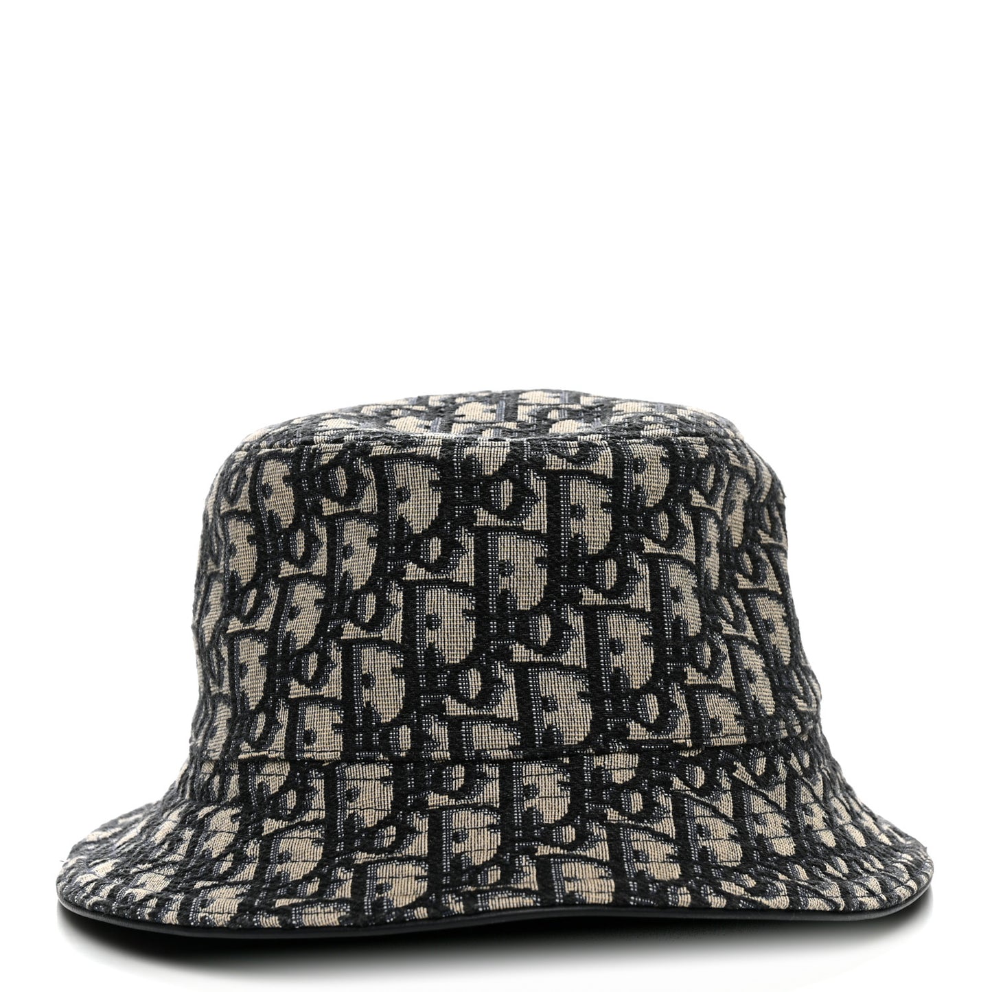 Oblique Jacquard Bucket Hat M Blue
