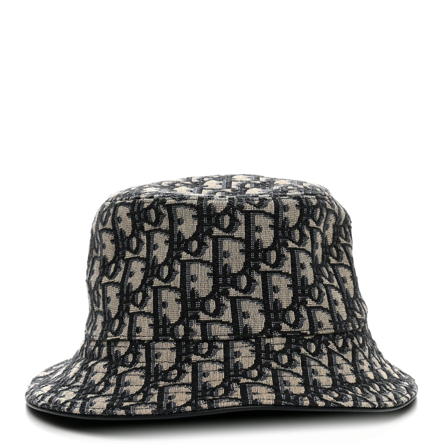Christian Dior Oblique Jacquard Bucket Hat M Blue 6 of 8