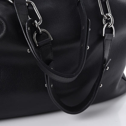 Lanvin Goatskin Shoulder Bag Black 9 of 11