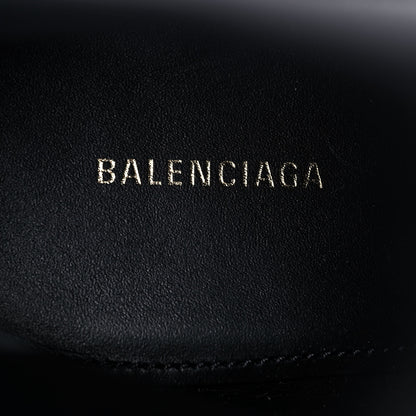 Balenciaga Smooth Velvet Ankle Boots 39 Navy 7 of 11