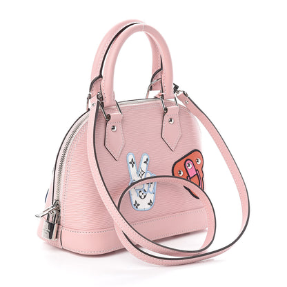 Louis Vuitton Epi Stickers Alma BB Rose Ballerine 3 of 9