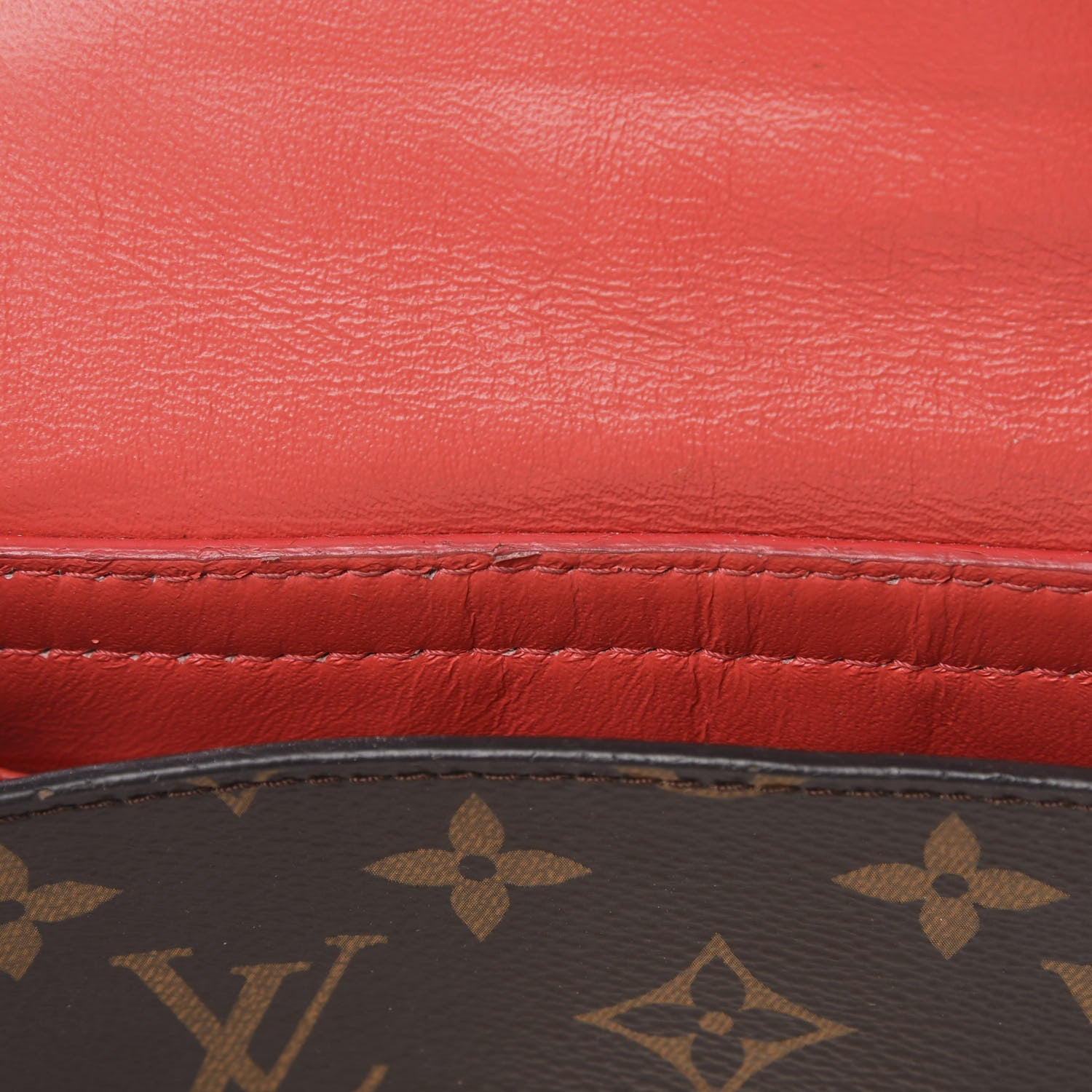 Louis Vuitton Monogram Tribal Mask Pochette PM Rouge 10 of 12