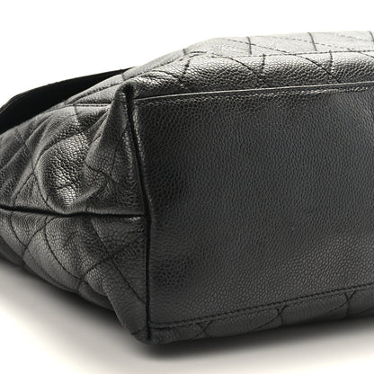 Chanel Caviar Quilted Flap Shoulder Bag Black 8 of 9