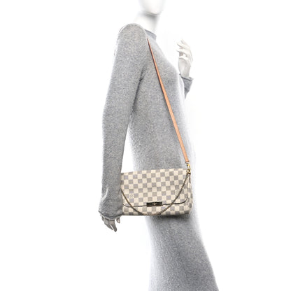 Louis Vuitton Damier Azur Favorite MM 2 of 11