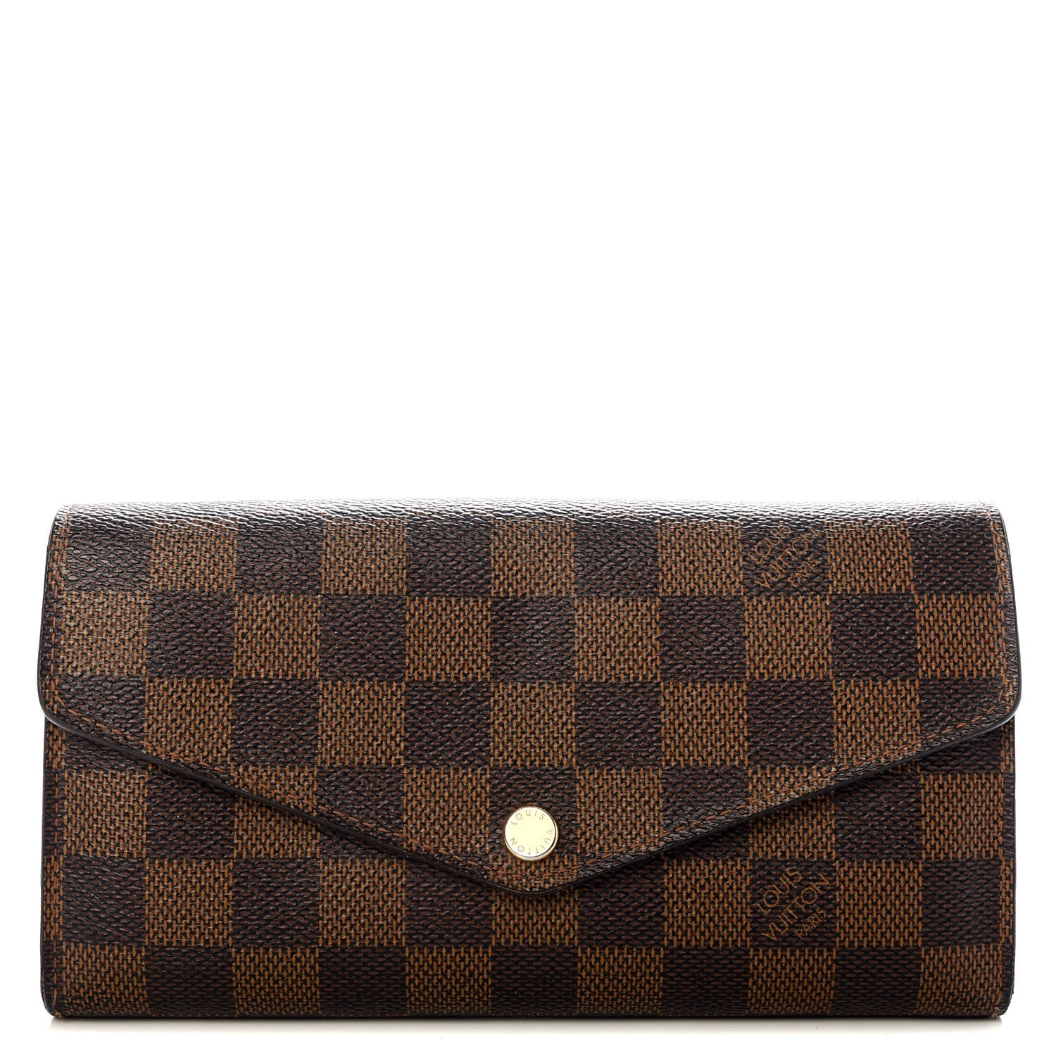 Louis Vuitton Damier Ebene Sarah Wallet NM 1 of 7