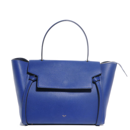 Celine Drummed Calfskin Small Belt Bag Indigo 1 of 10
