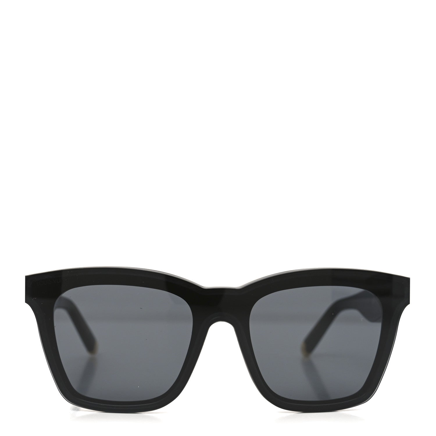 Louis Vuitton Acetate Nylon LV Script Square Sunglasses Z2970W  Black 2 of 8