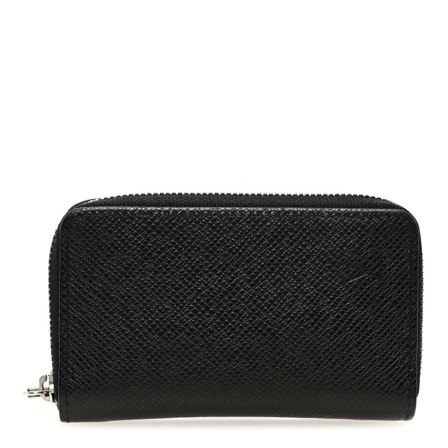 Louis Vuitton Taiga Zippy Coin Purse Vertical Black 1 of 6
