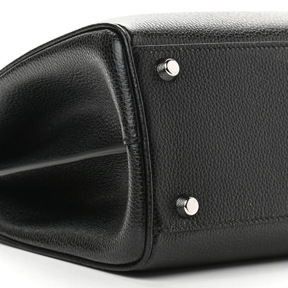 Gucci Grainy Calfskin Small Zumi Top Handle Bag Black 10 of 10