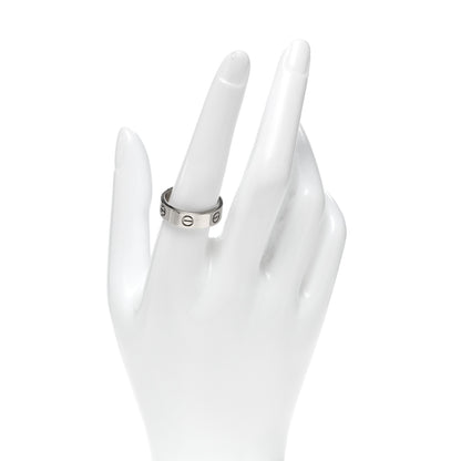 Cartier 18K White Gold 6mm LOVE Ring 59 8.75 2 of 4