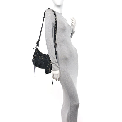 Balenciaga Agneau Arena Small Le Cagole Shoulder Bag Black 2 of 15