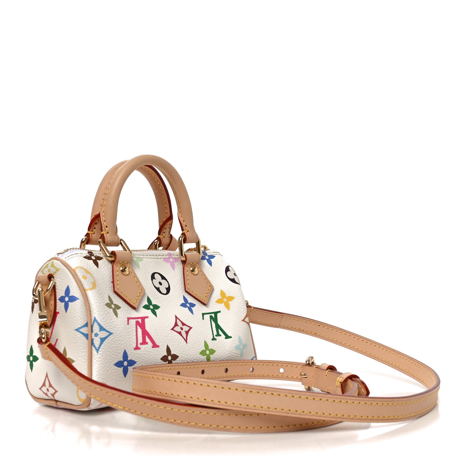 Louis Vuitton LV X TM Monogram Multicolor Nano Speedy White 3 of 10