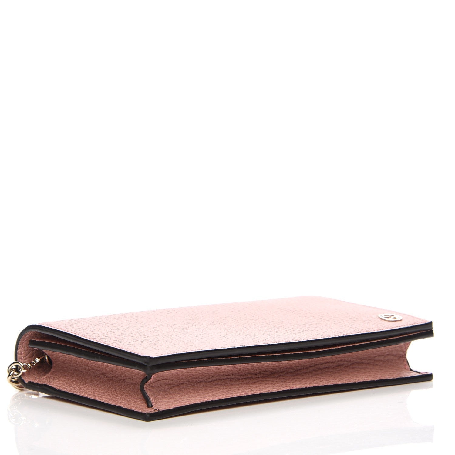 Gucci Dollar Calfskin Medium Betty Chain Wallet Soft Pink 4 of 9