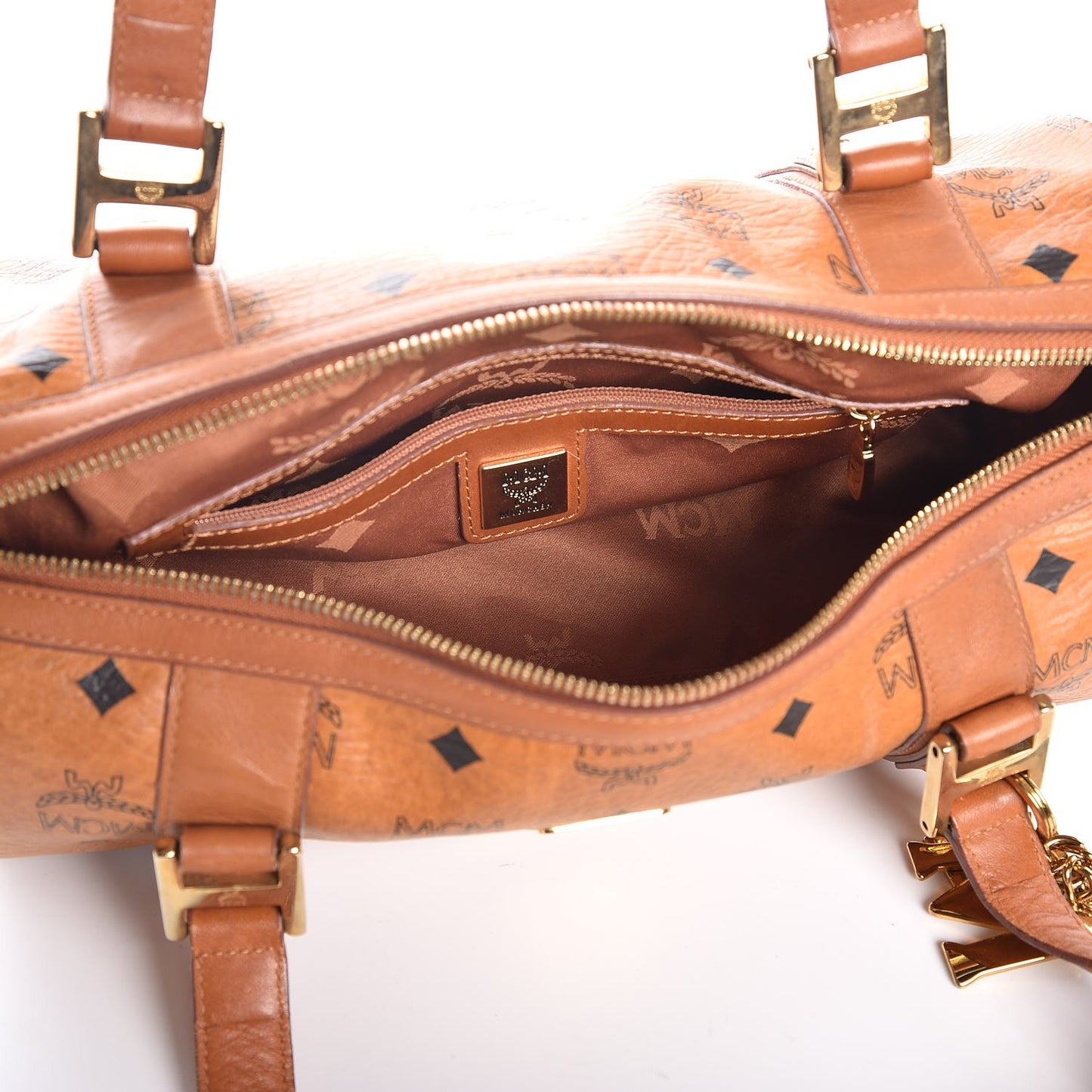 Visetos Essential Barrel Bag Cognac