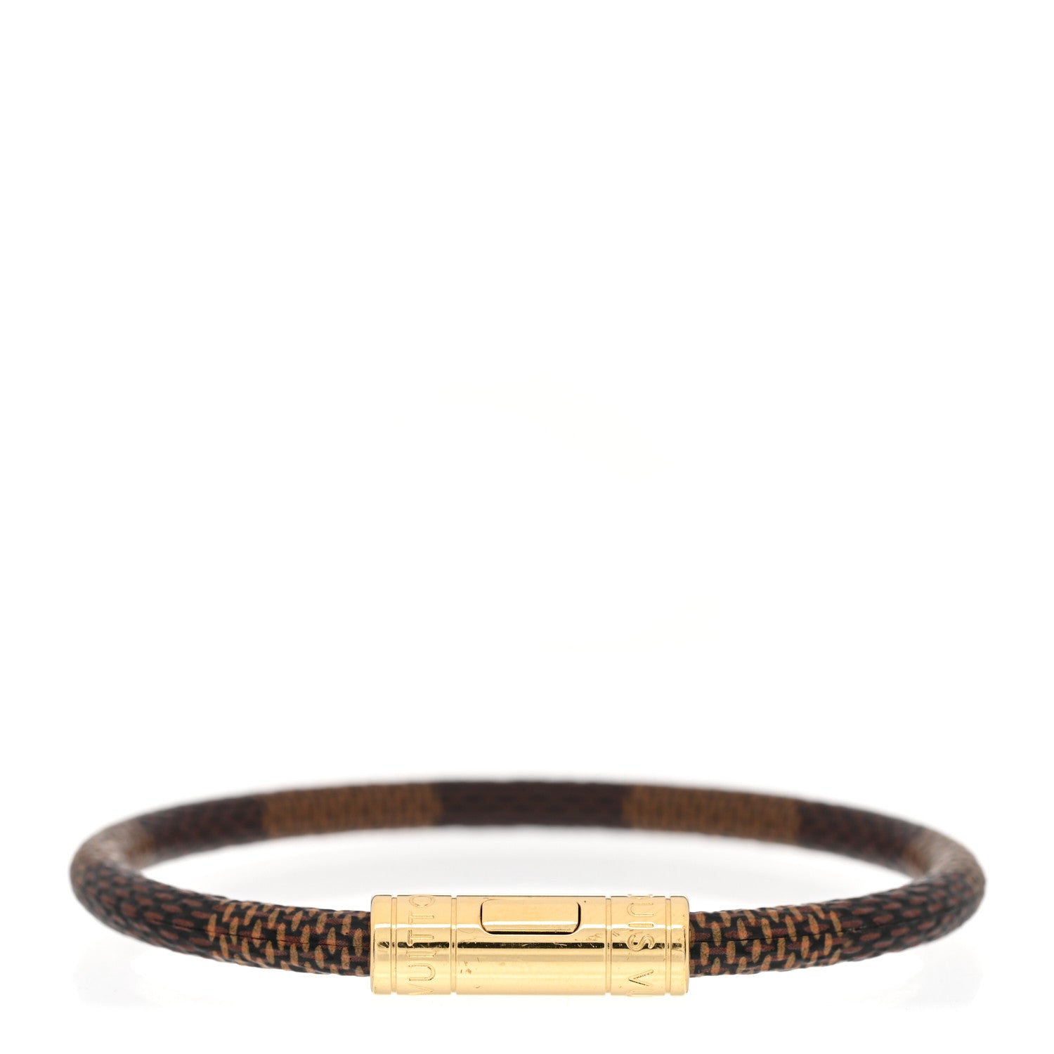Louis Vuitton Damier Ebene Keep It Bracelet 1 of 5