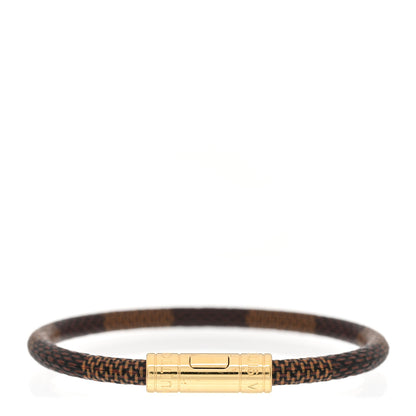 Louis Vuitton Damier Ebene Keep It Bracelet 1 of 5