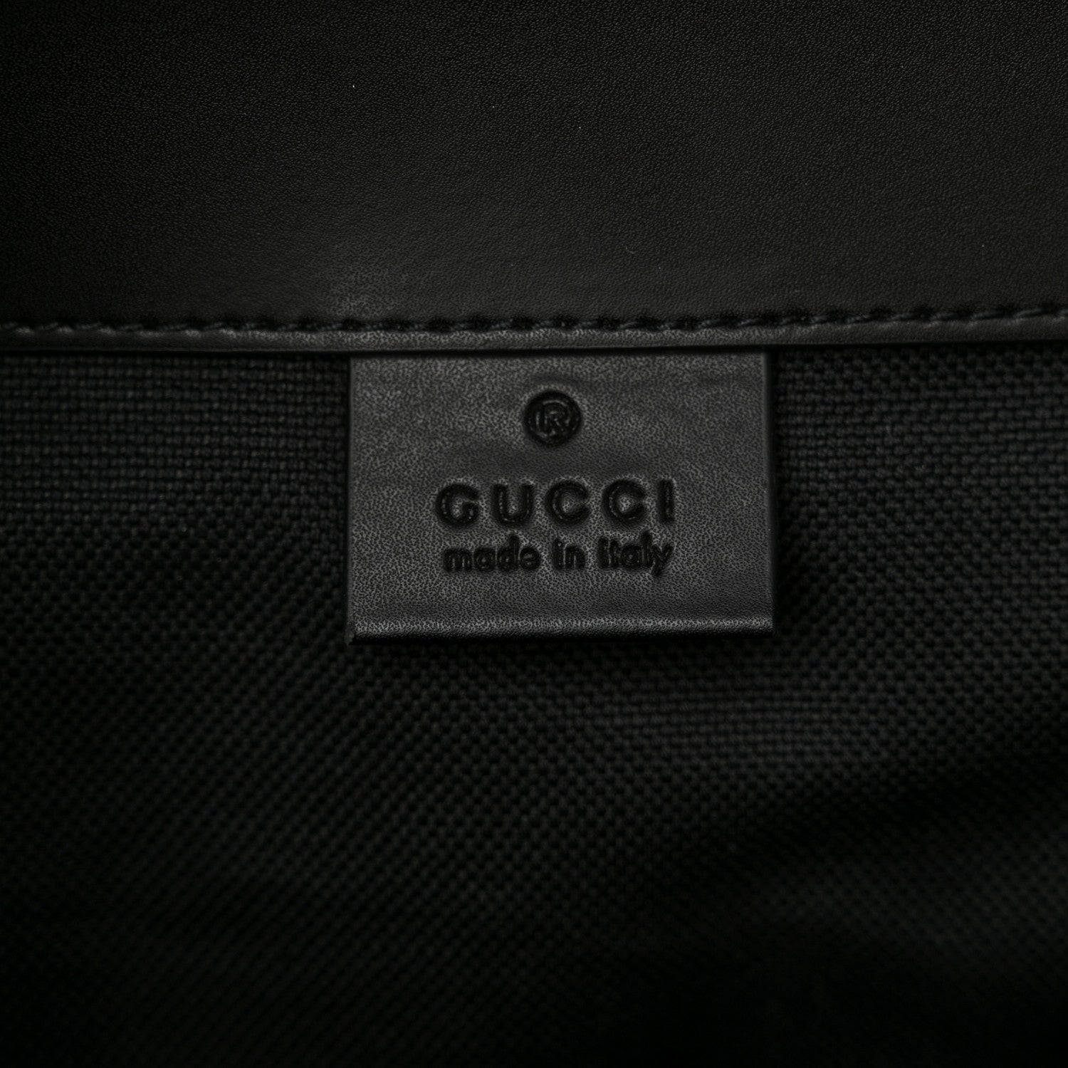 Gucci Soft GG Supreme Monogram Appia Calfskin Web Double Buckle Backpack Black 6 of 11