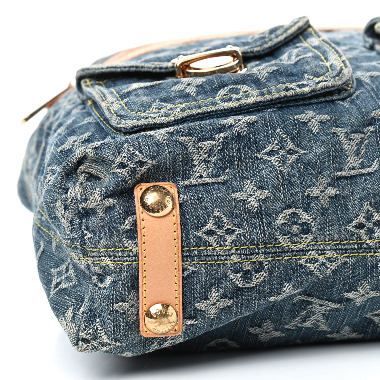 Louis Vuitton Denim Baggy GM Blue 6 of 9