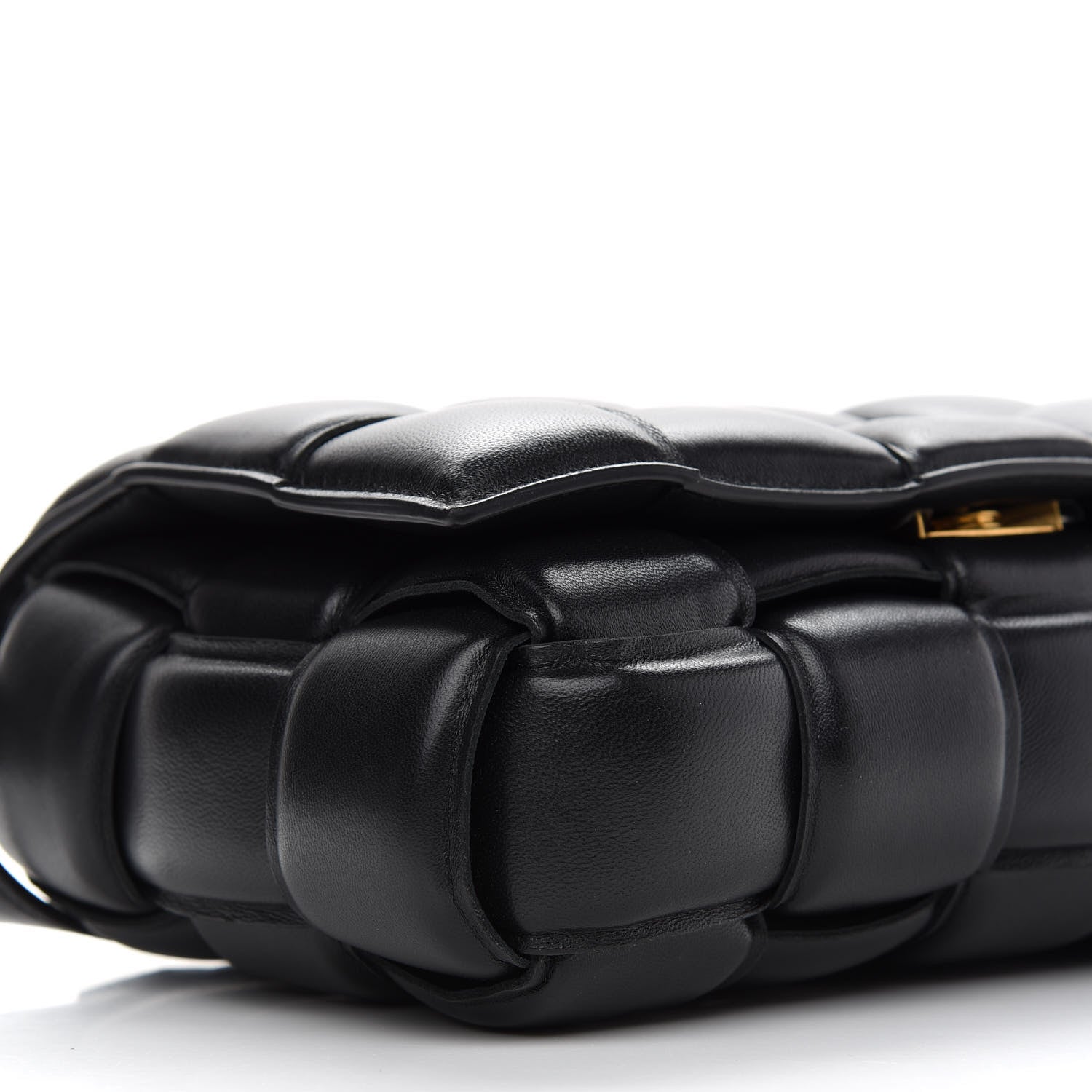 Bottega Veneta Nappa Maxi Intreccio Padded Cassette Crossbody Bag Black 7 of 10