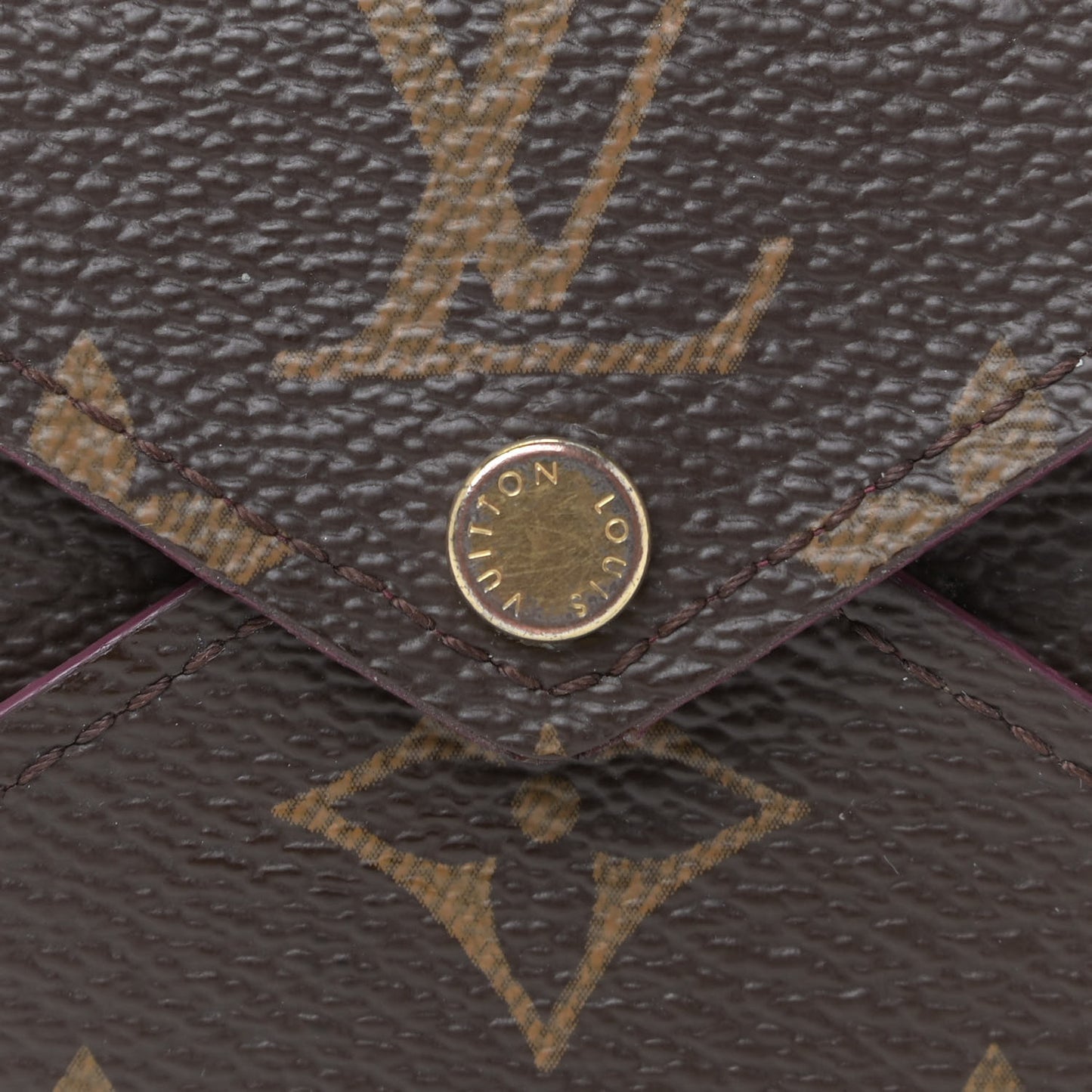 Monogram Small Kirigami Pochette Insert Fuchsia