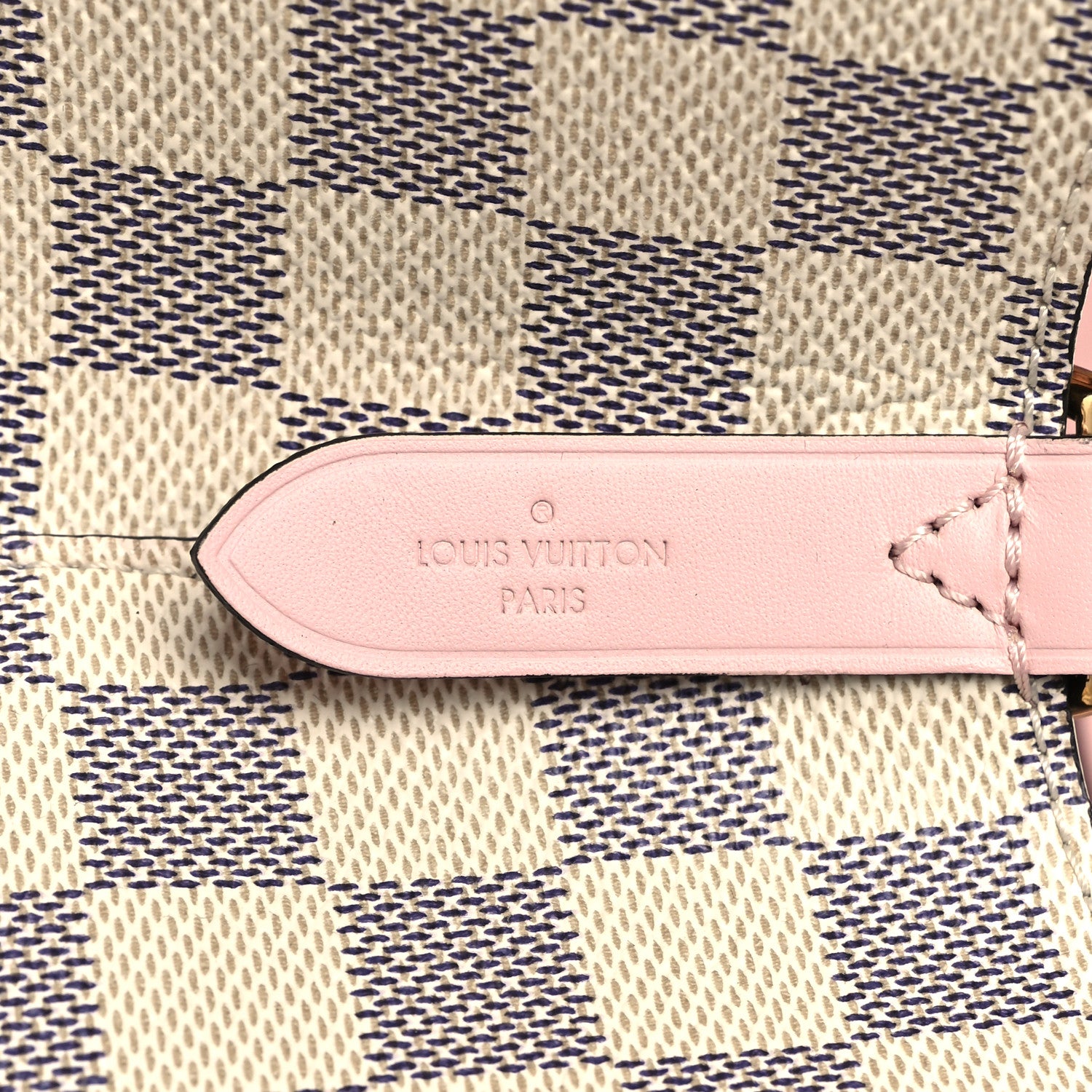 Louis Vuitton Damier Azur Neonoe MM Eau De Rose 6 of 9