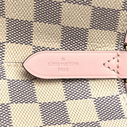 Louis Vuitton Damier Azur Neonoe MM Eau De Rose 6 of 9